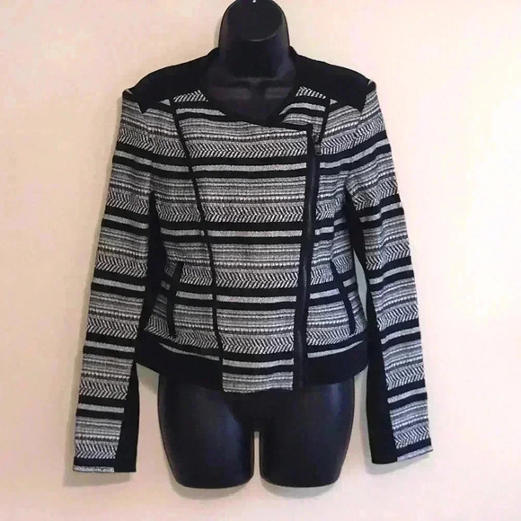 Lou & Grey Printed Moto Jacket Size S - Picture 1 of 7